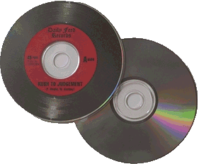 95 Newsreel CD: Yes it DOES look like an old 45 RPM